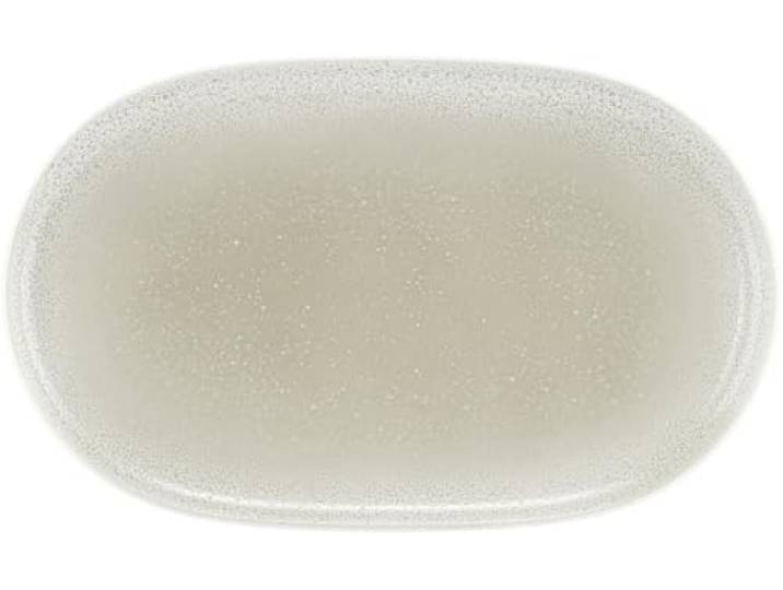Seltmann Weiden – Sento Home Servierplatte 33 x 20 cm, Ovale Platte zum Servieren, Porzellan, Spülmaschinen- & Mikrowellenfest, Aura Cream