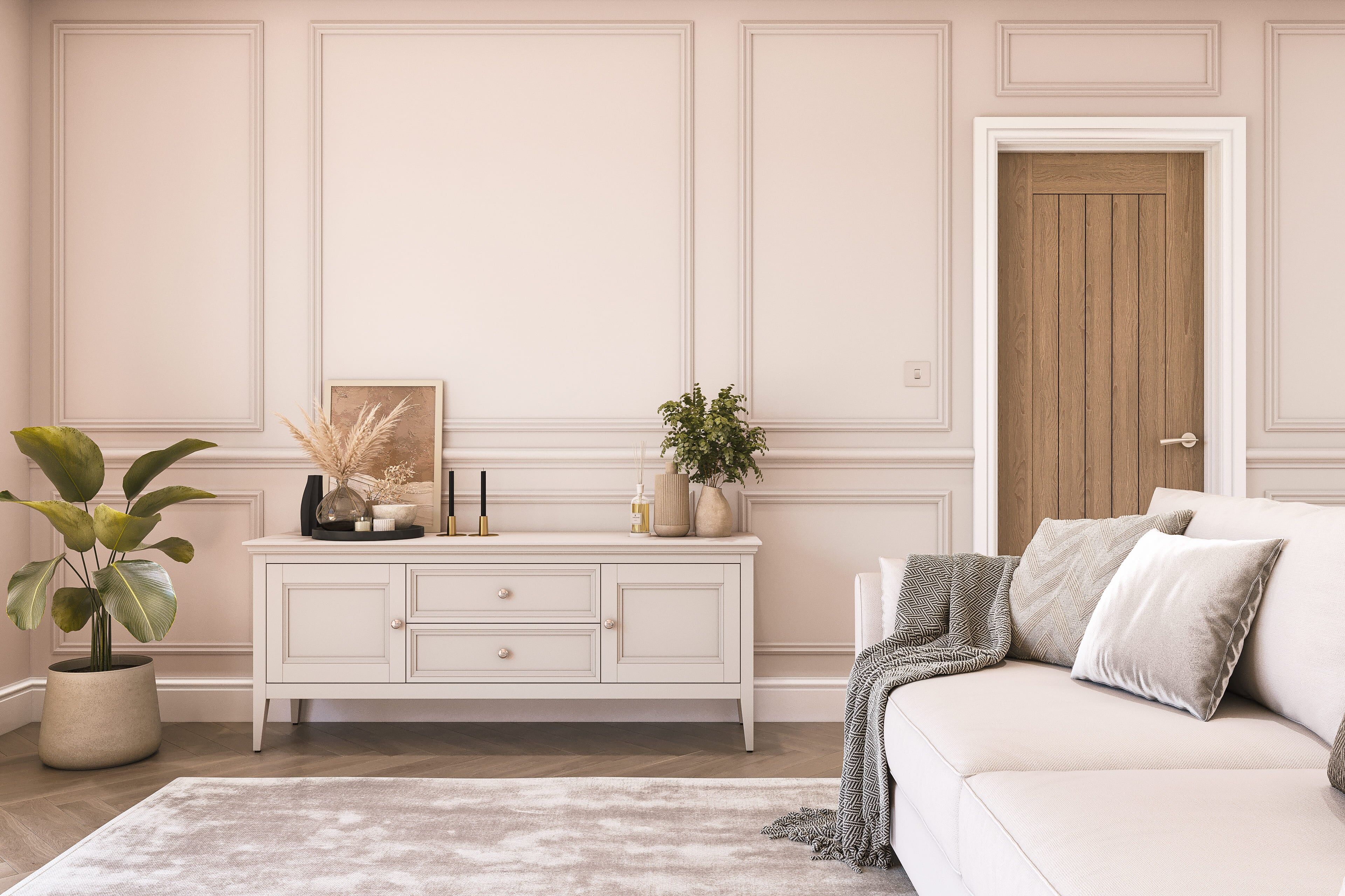 Hemway Peel and Stick Sample - Chalk Paint - Peaches & Cream