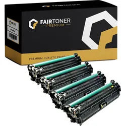 Premium 4er Multipack Set kompatibel für HP CE740A-CE743A Toner