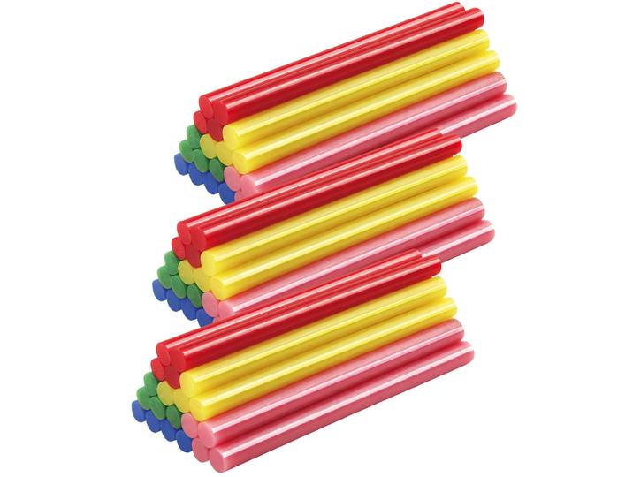60 Niedrigtemperatur-Klebesticks, bunt