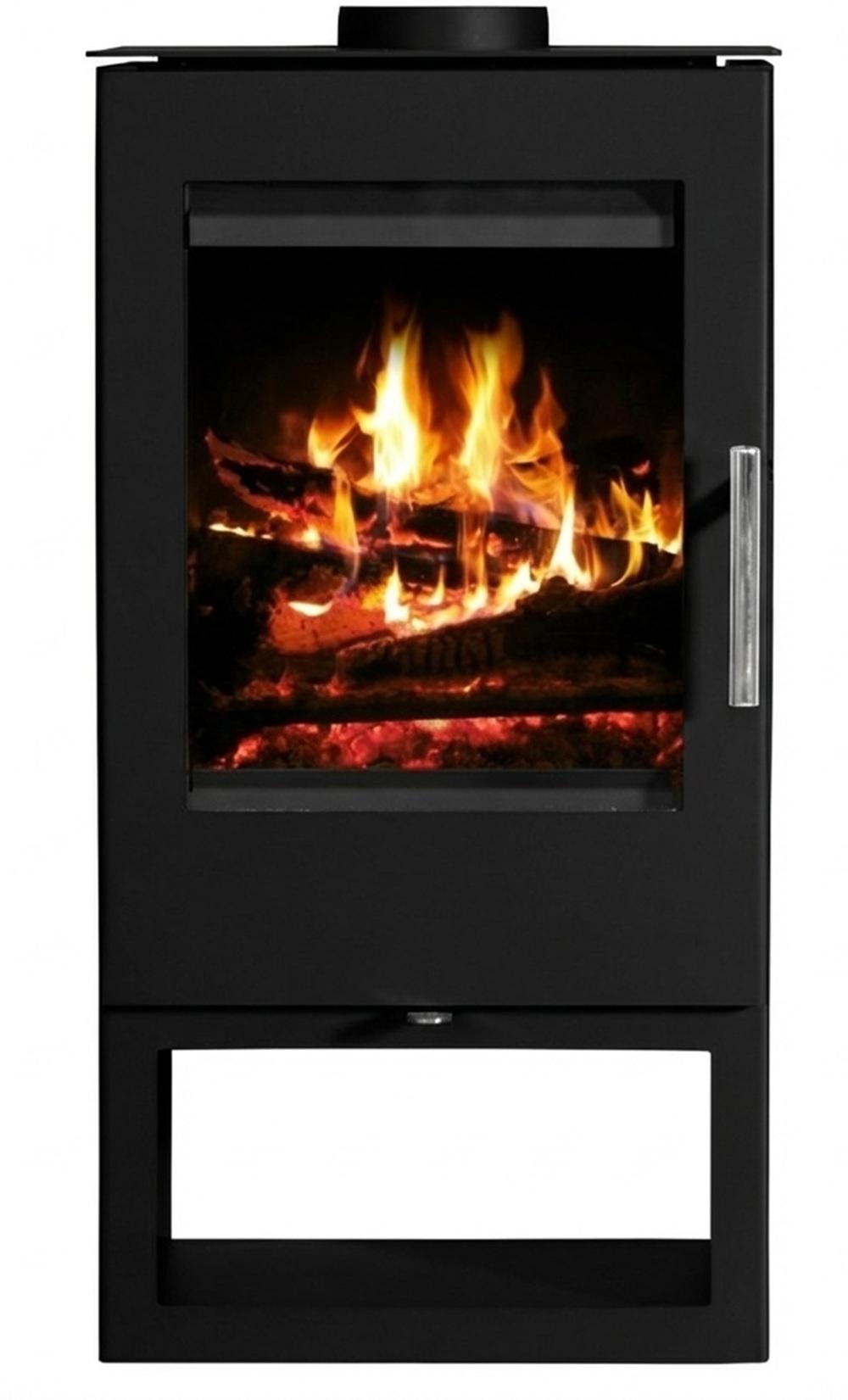 Kaminofen Victoria Toledo schwarz - 7kW, raumluftunabhängig
