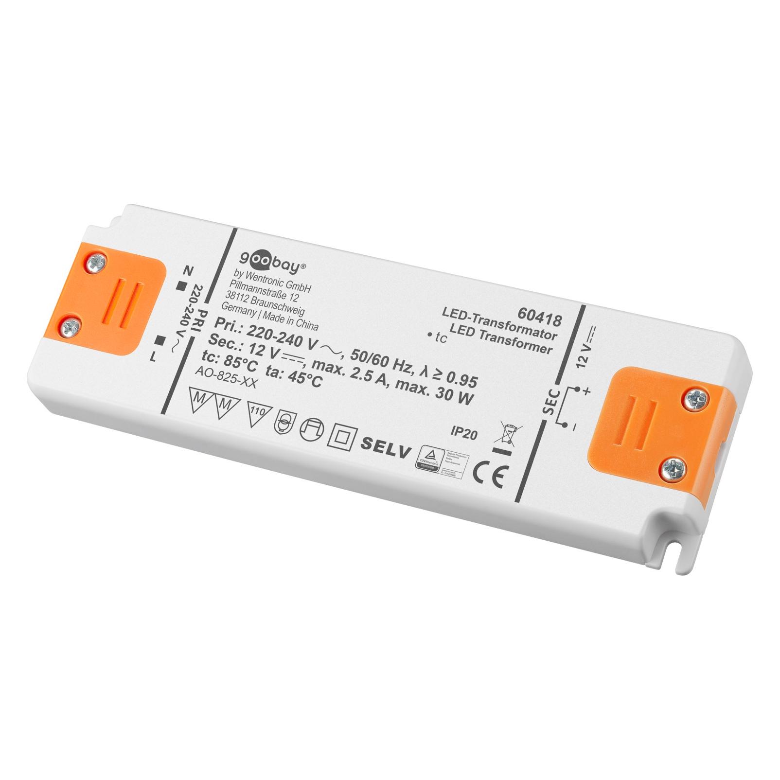 Goobay LED-Trafo 12 V/30 W (60418)