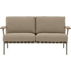 Settle Gartensofa braun für 2 Personen