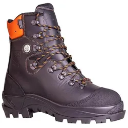Remisberg, Sicherheitsschuhe, Forstsicherheitsstiefel Eifel Super Grösse 43 schwarz/rot Rindleder S3 EN ISO 20345 / EN ISO 17249 (S3, 43)