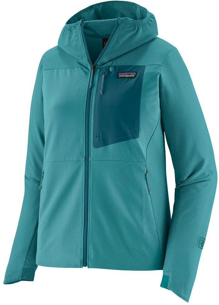 Patagonia  - W R1 CrossStrata Hoody Wetland Blue - XS - Polaire