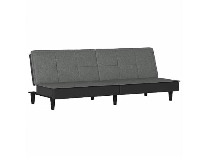 Todiikf Schlafsofa Dunkelgrau Stoff Bettsofa Klappbar Verstellbar Vielseitiges Bettsofa in Dunkelgrau für Gästezimmer. Atmungsaktiver Stoffbezug und verstellbare Rückenlehne.