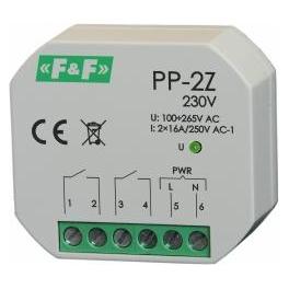 F&R F&F Przekaźnik elektromagnetyczny 2Z 16A P/T - PP-2Z 230V (PP-2Z 230V)