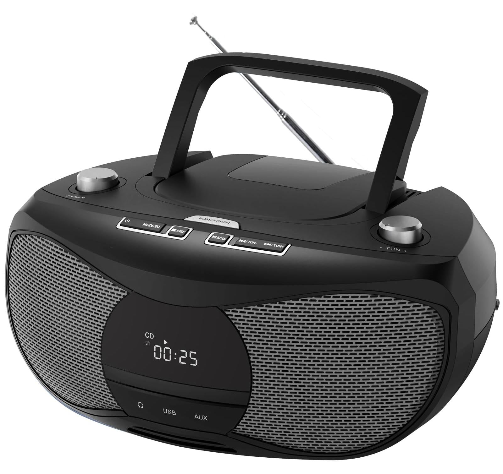 Selius Micro Hifi Systeem Compact met Bluetooth en USB - 5 Watt - Zwart