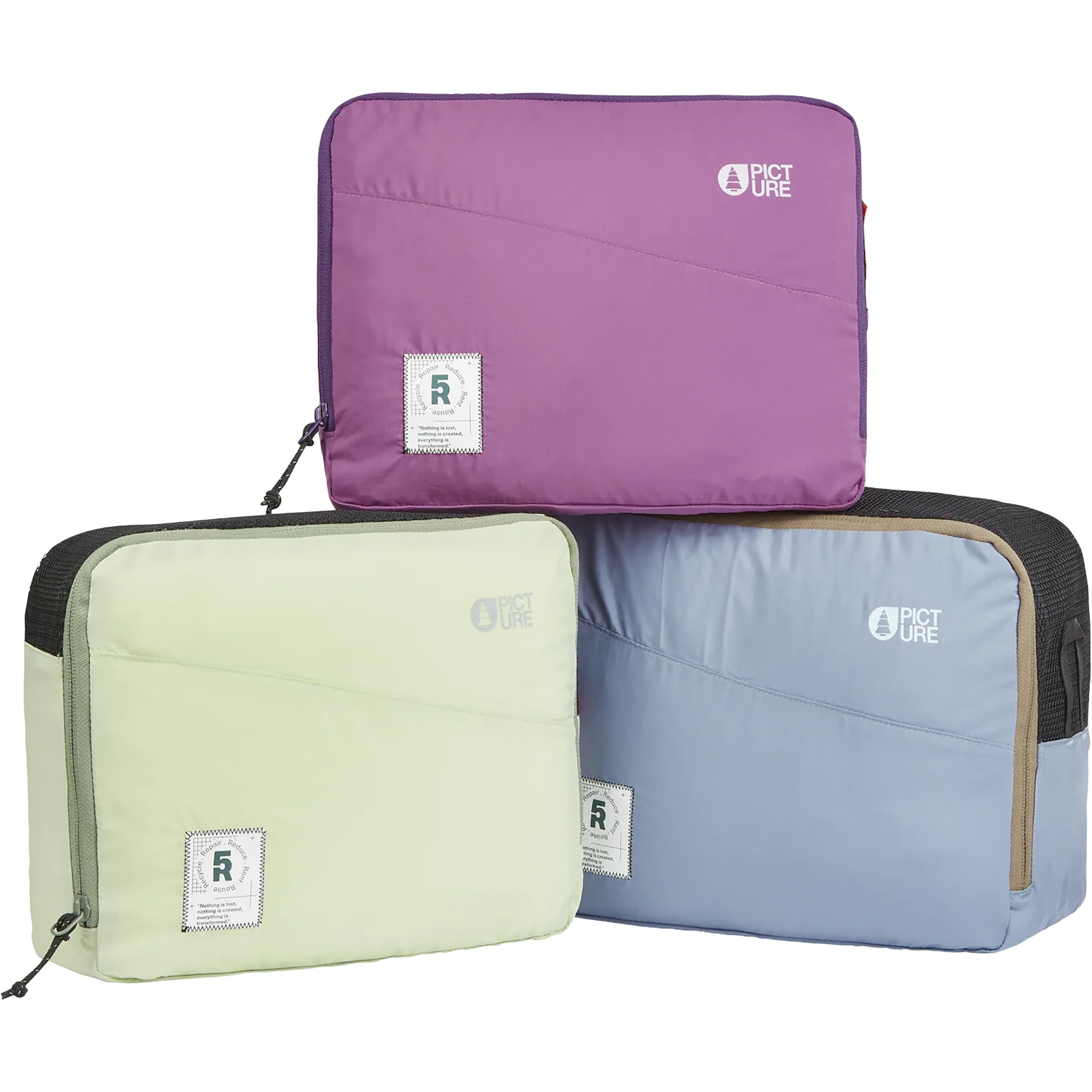 Picture Wildpath Packtasche Set Packwürfel & Packtaschen patchwork a Größe 3L+5L+8L Trekking