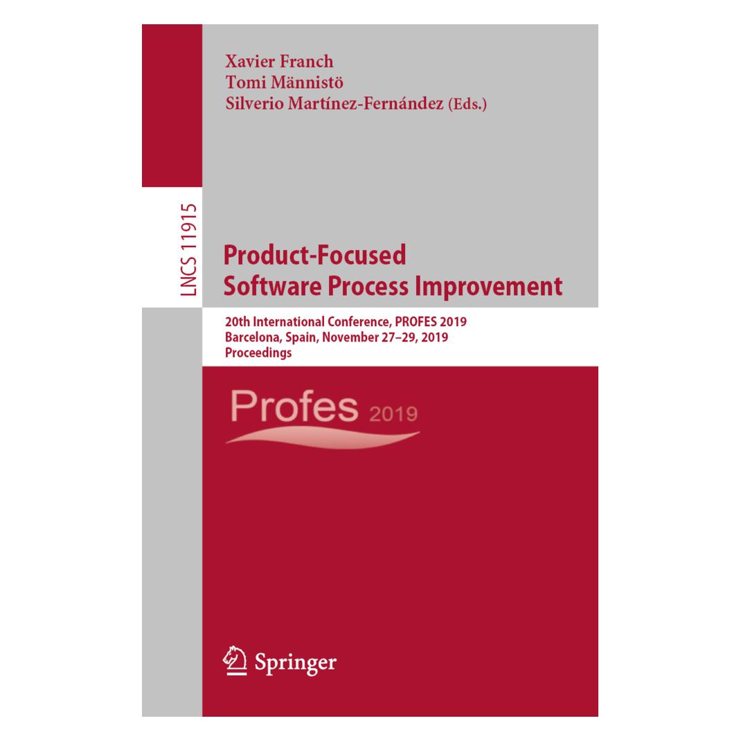 Springer Product-Focused Software Process Improvement (Englisch, Softcover, Silverio Martínez-Fernández, Tomi Männistö, Xavier Franch) (56114528)