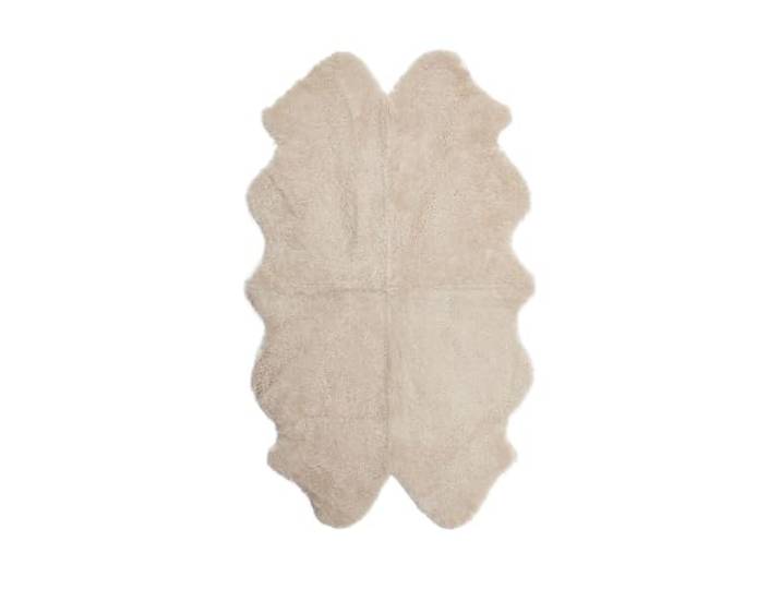 Nordic Sheep Lammfell Kurzhaar Echt Teppich 170x110 cm, Beige Echtes Lammfell, jedes Stück ein Unikat der Natur, ideal für Sofa, Stuhl & Esstisch, viele Farben