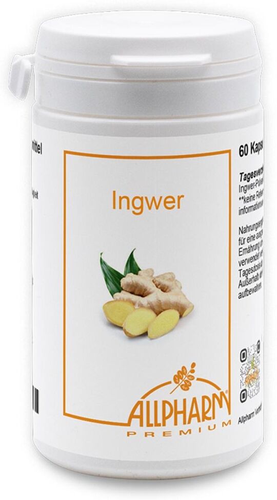 ALLPHARM Ingwer Kapseln 300 mg 60stk