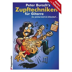 Peter Bursch's Zupftechniken für Gitarre