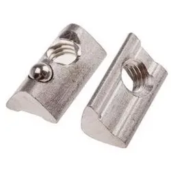RS PRO, Zubehör Befestigungstechnik, Roll-in T-slot 6 Nut, M6, spring, S/S