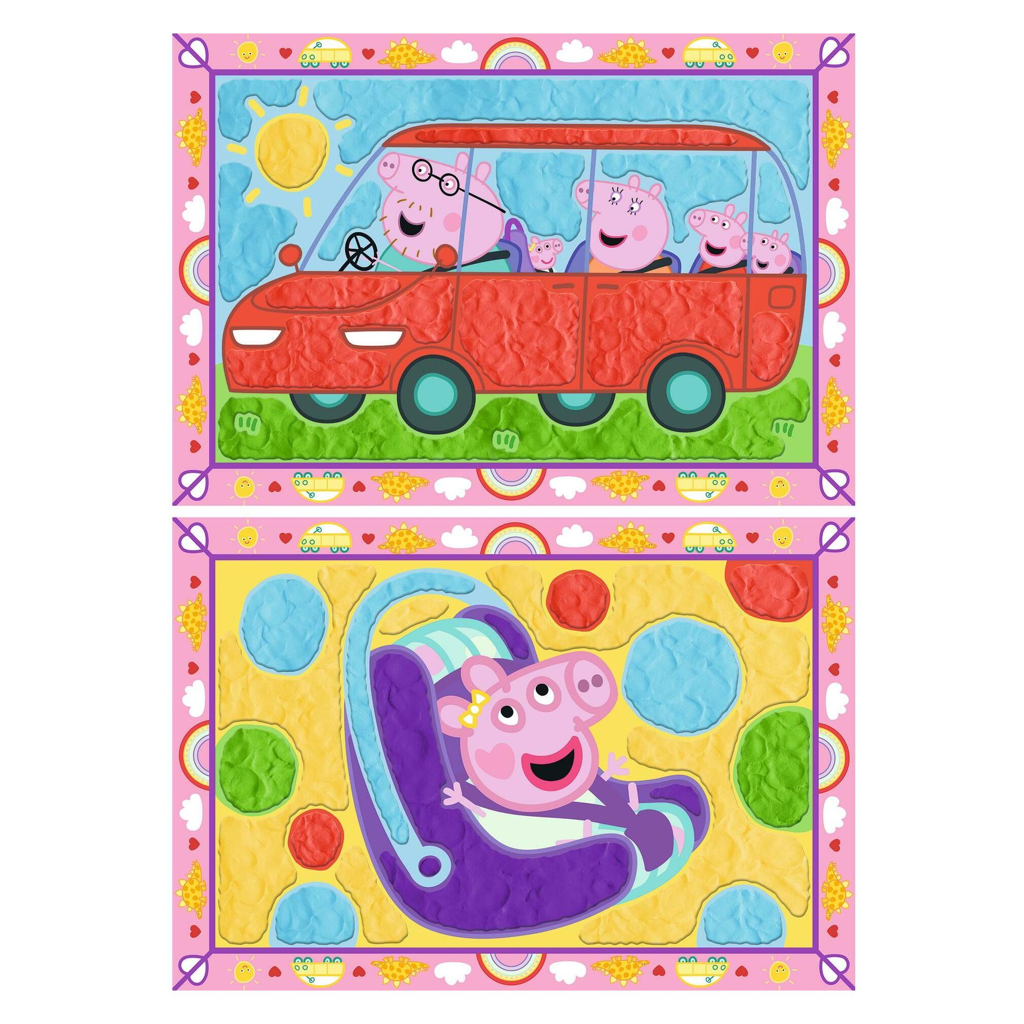 Ravensburger My First CreArt, Kneten nach Zahlen Peppa Wutz - Baby Evie (4005555231608-4005555231608)