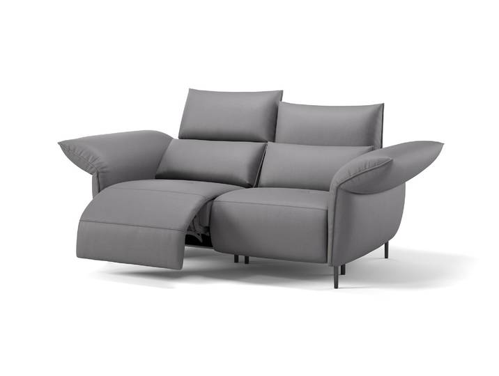 Leder Sofa BOSA 2-Sitzer Ledercouch Relaxcouch Designsofa