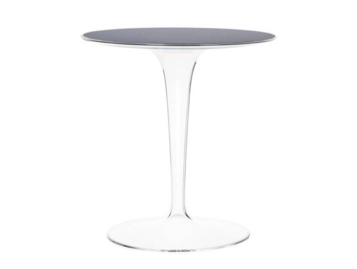 Kartell TIP TOP Beistelltisch rund transparent