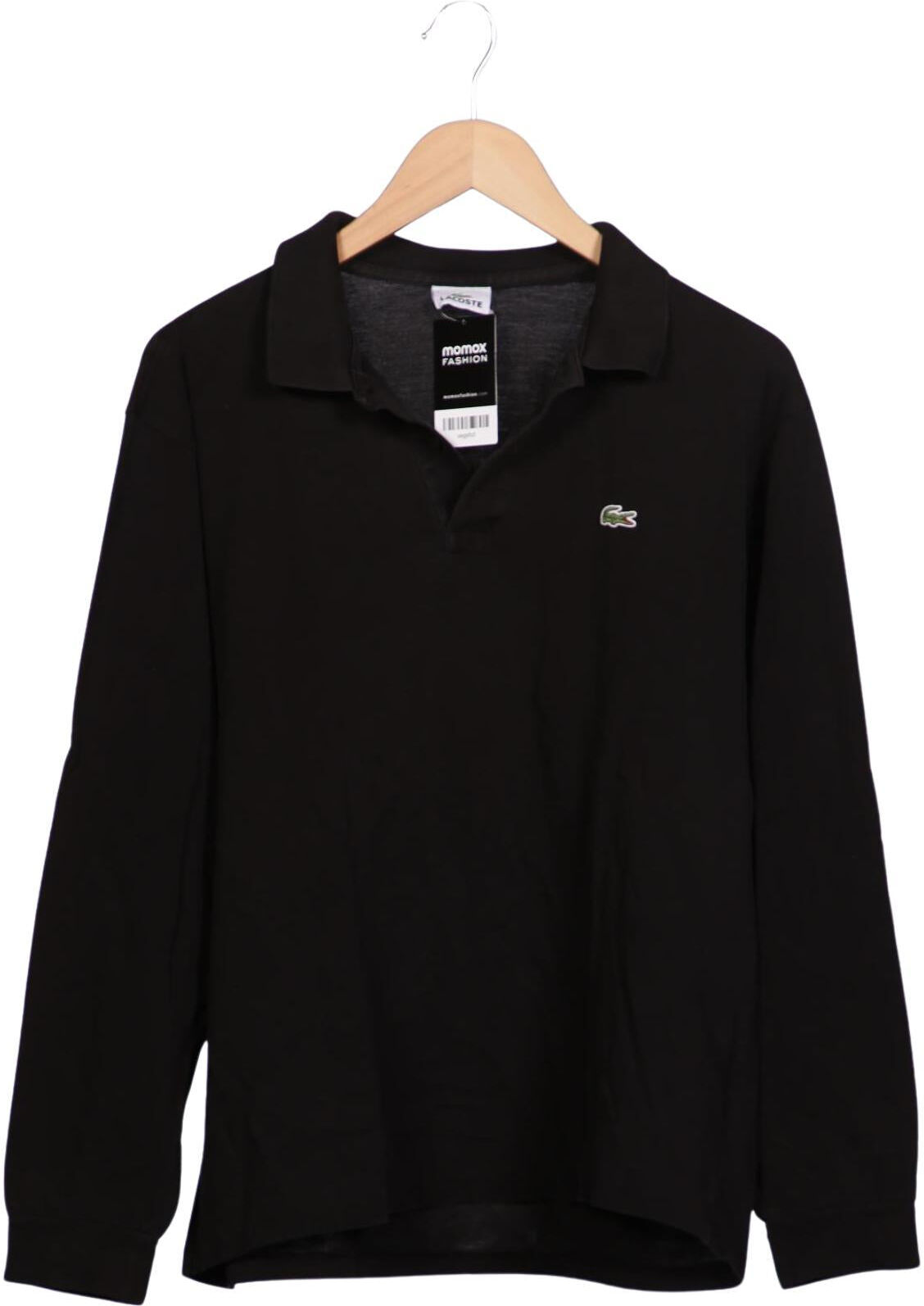 Lacoste Herren Poloshirt, Schwarz, Gr. XL (Lacoste 6), Baumwolle - Second Hand