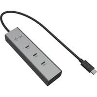USB-C Charging Hub silber, Power Delivery, USB-C Video