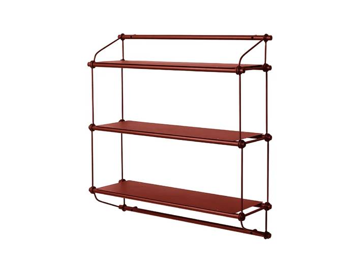 Warm Nordic Étagère Parade oxide red, 3 étagères