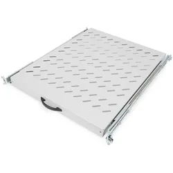 Digitus Fachboden 19"-Schränke ausziehbar ab 800mm Tiefe bis 25kg 1HE RAL7035 grau