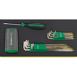 STAHLWILLE Winkelschraubendreher-Bit-Satz TCS 1202/4000/10766/39 Bereich 39 tlg.