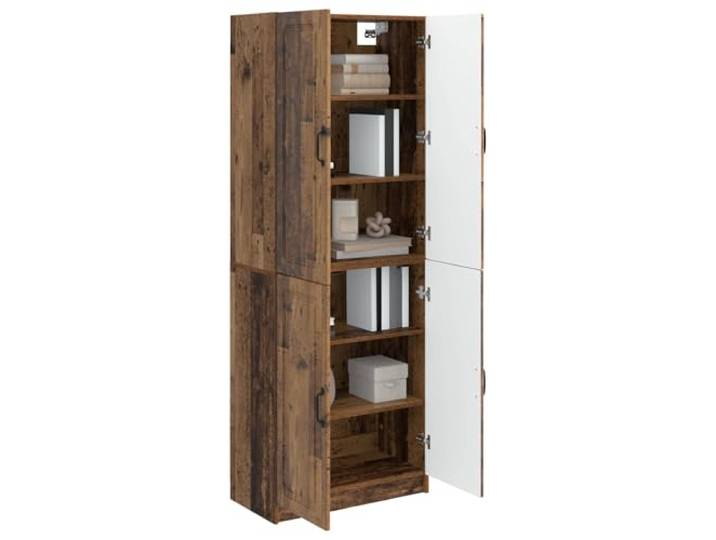 KTHLBRH Schrank-Set 2 Stück aus technischem Holz Für den Innen- und Außenbereich, anpassbares Design, Funktionalität und Stil