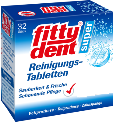 Hansa Naturheilmittel GmbH FITTYDENT super Reinigungstabletten 32 St 03467796
