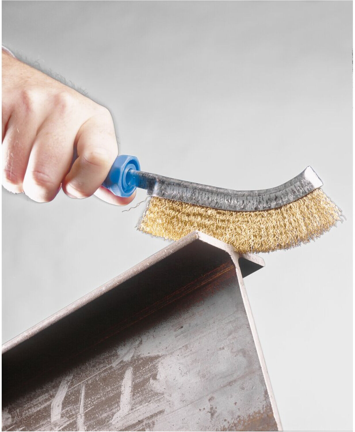 PFERD TOOLS Handbürste gebogen HBG 1reihig Messing-Draht-Ø0,30 (43698002)