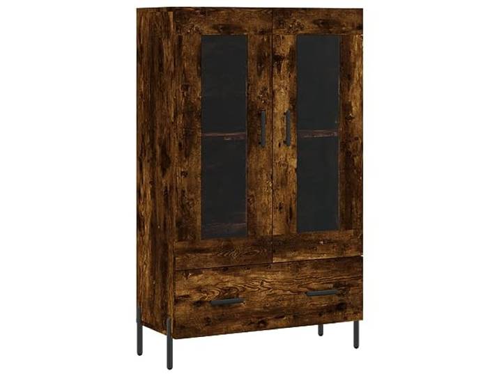 vidaXL Highboard Räuchereiche 69,5x31x115 cm Holzwerkstoff