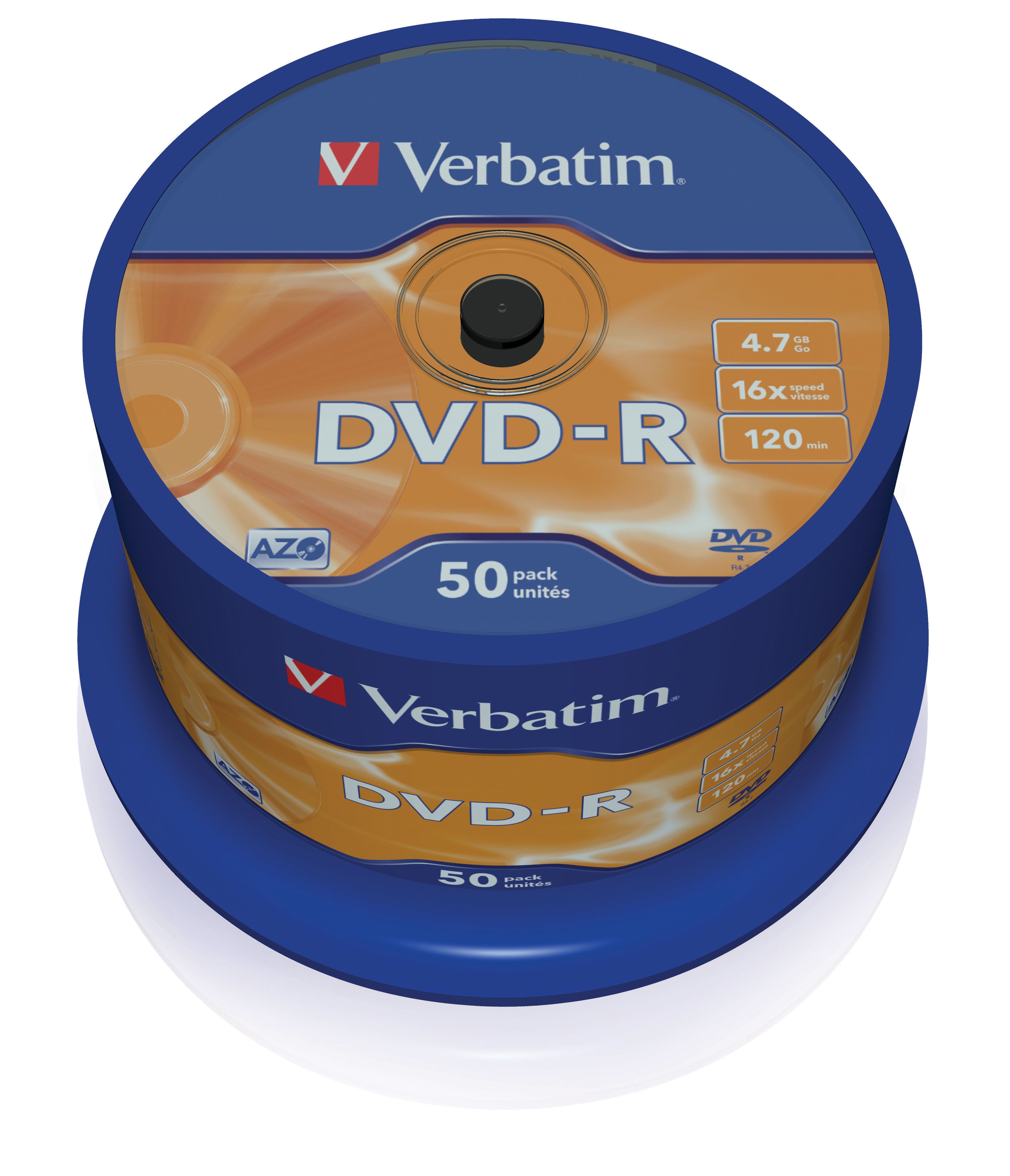 Verbatim DVD-R Matt Silver 43548