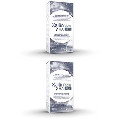Xailin HA 0,2% Plus Augentropfen 2x 2x10 ml