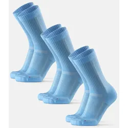 LONG DISTANCE RUNNING CREW SOCKEN - 3-Pack - Hellblau - 35-38