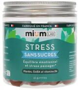 Mium Lab Stress Sans Sucres Plantes Gaba et Vitamine 42 Gummies - Pot 42 gummies