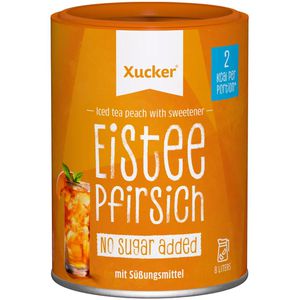 Xucker Getränkepulver Pfirsich, Eistee, zuckerfrei, 160 g