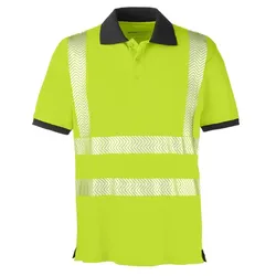 Wanschutz-Poloshirt "ORLANDO" UV-Schutz - XL - gelb/grau