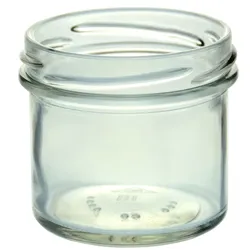 100er Set Sturzglas 125 ml Marmeladenglas Einmachglas Einweckglas To 66 schwarzer Deckel incl. Diamant-Zucker Gelierzauber Rezeptheft