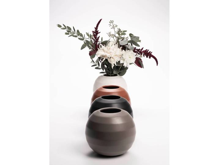 Vase Omfamna 14 x 16cm Gris/Gris