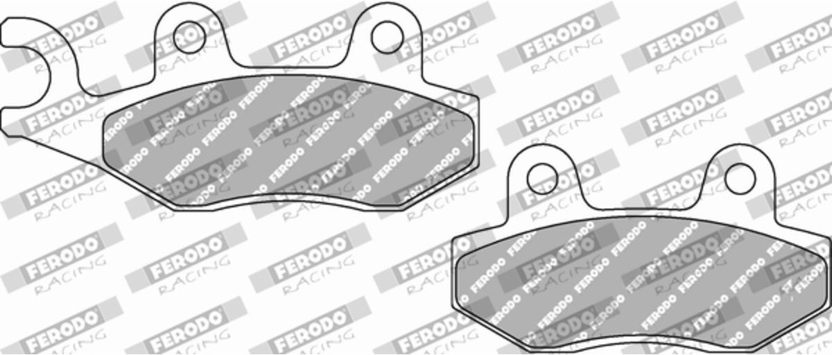Bremsbelagsatz FERODO FDB497SM