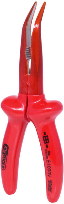 KS Tools Pince à bec demi-rond 1000V, 200mm (117.1719)