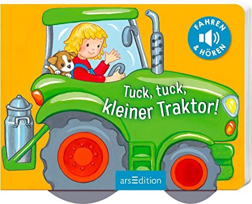Tuck, tuck, kleiner Traktor!: Fahren und hören Erstes Soundfahrzeugebuch mit drehbaren Rädern für Kinder ab 12 Monaten - Preis vom 08.10.2026 07:26:42 h