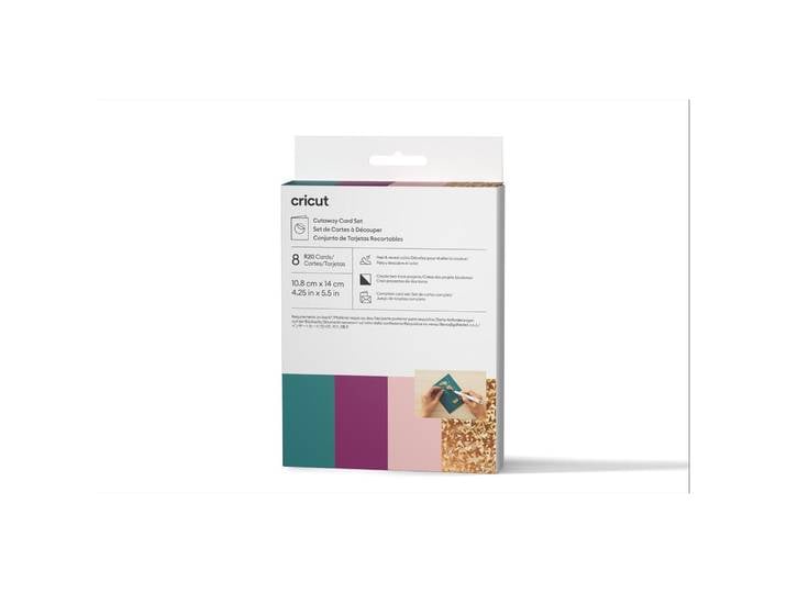 Karte Cricut Mehrfarbig Papier T 14 cm B 10.8 cm