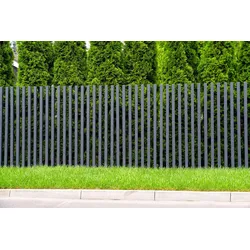 dz Metallzaun MANHATTAN Alu_x000D_nLänge: 990mm, Höhe: 1000mm RAL7016FS