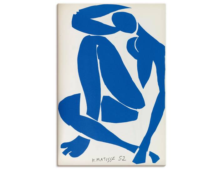 Wandbild ARTLAND Verve IX, No. 35/36. 1958 , blau (farbe bild(er): farbig), B:80cm H:120cm, Bilder, Wandbild, als Alubild, Leinwandbild, Poster, Wandaufkleber in verschied. Grössen