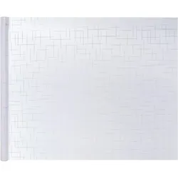 vidaXL, Fensterfolie, Fensterfolien 4 Stk. Matt Sternen-Muster PVC (500 x 90 cm)