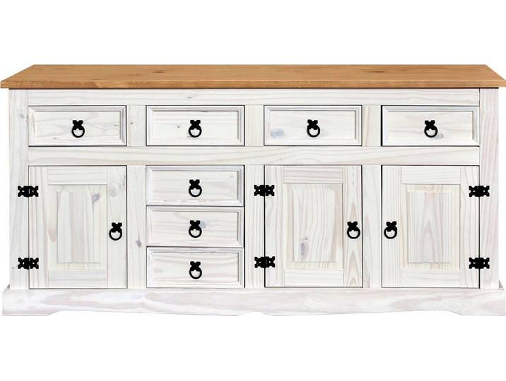 MÖBILIA Sideboard, Kommode, Ziergriffe und Scharniere aus Metall