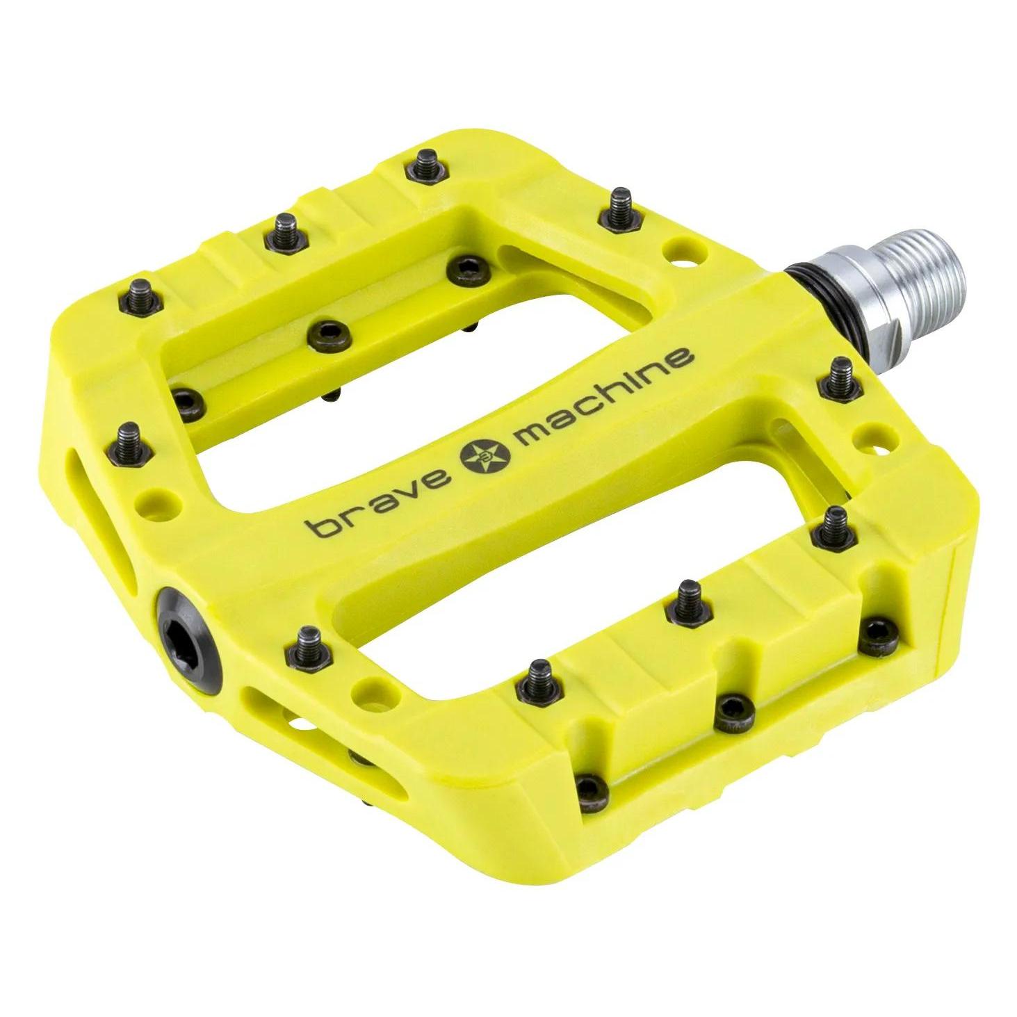 Brave Classics Brave Pedal Dirt Light Nylon Plattform Limegreen (BMPD60GR)