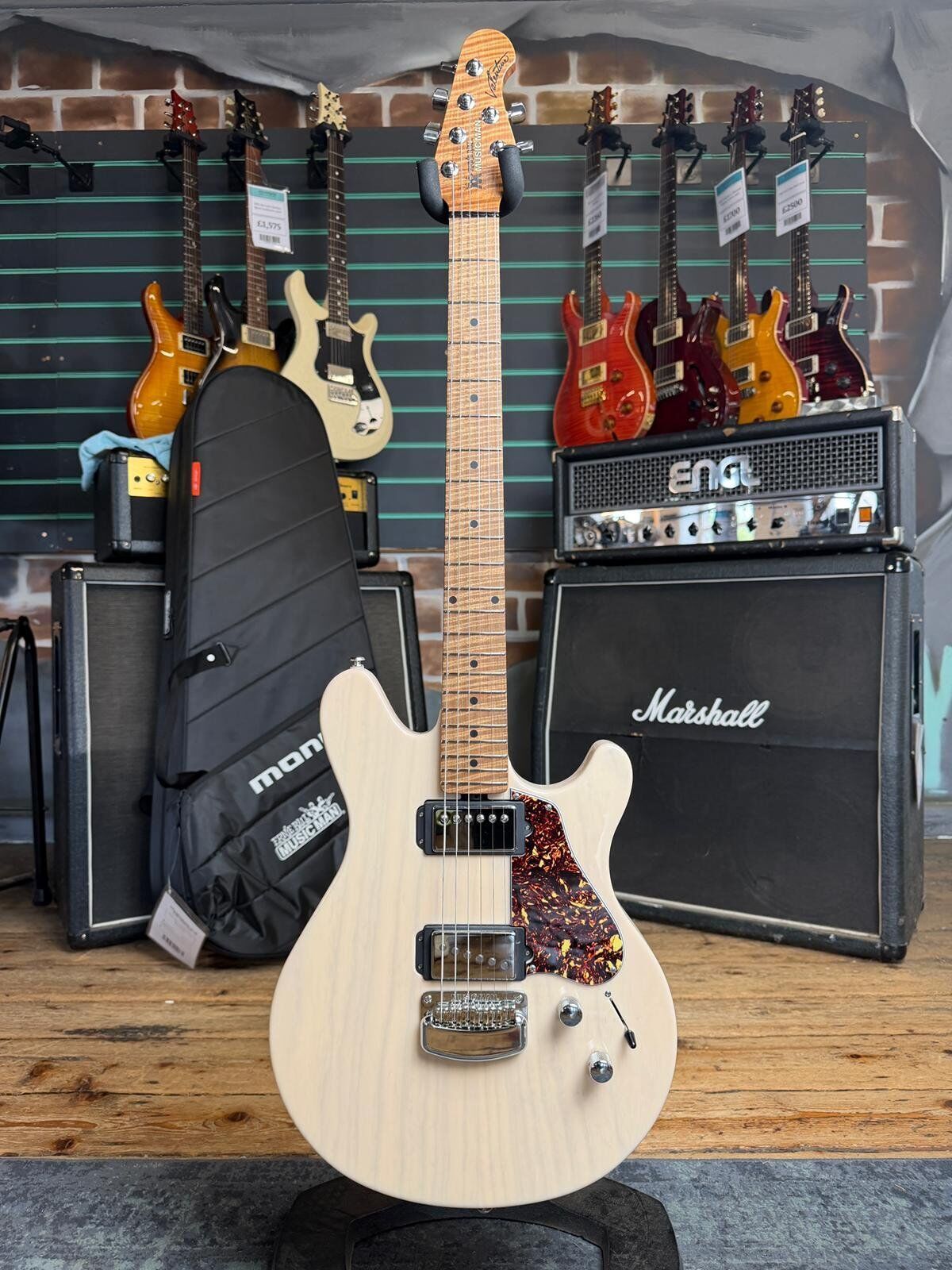 Ernie Ball Music Man Valentine Trans Buttermilk 2025 Electric Guitar   Trans - Refurbished