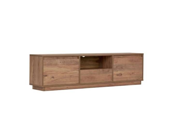 Hanah Home Stilvoller TV-Ständer, Atlantische Kiefer, 160 x 42 x 30 cm 100% melaminbeschichtete Spanplatte, 18 mm dick Ideal für Moderne Wohnzimmer