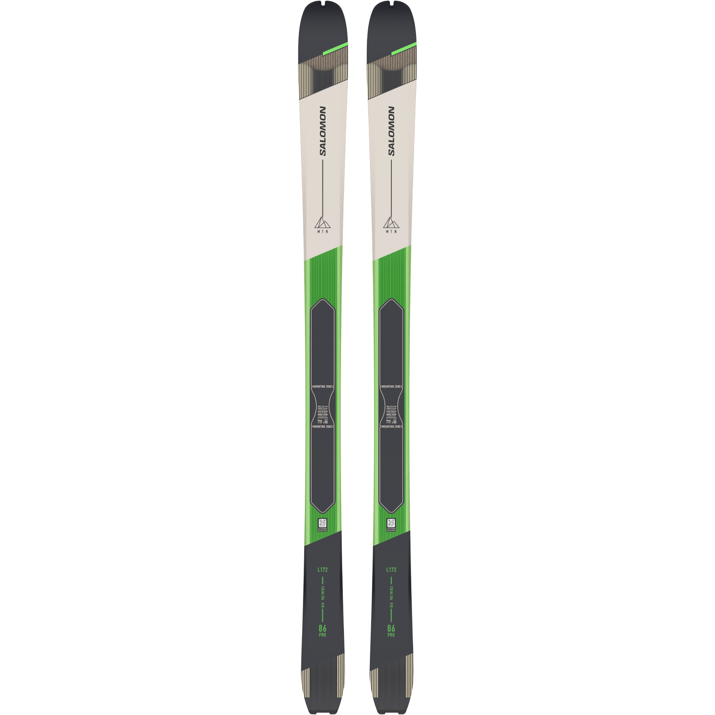 Salomon MTN 86 Pro Tourenski 26/27 Tourenski weiss Größe 172cm Skihochtour | Skitour